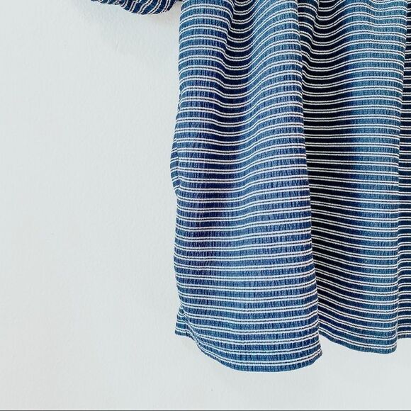Madewell Texture & Thread Peasant Top in Stripe - Picture 6 of 8